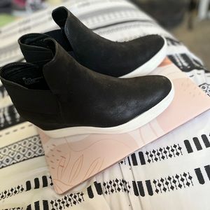 Black Wedges/Booties